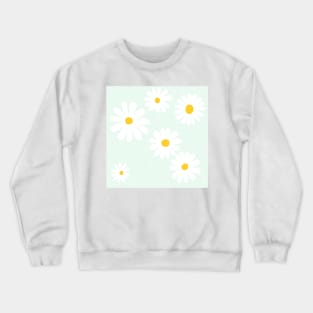 Light Green Daisys Crewneck Sweatshirt